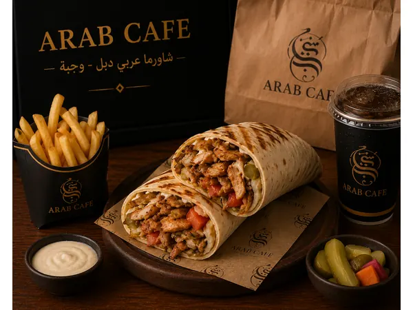 شاورما عربي دبل - وجبة
