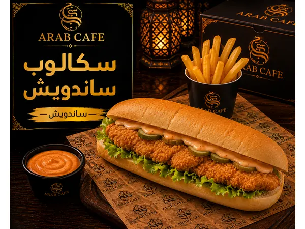 سكالوب - ساندويش
